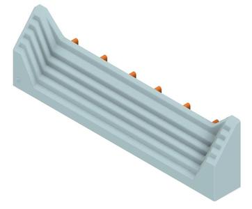 4 x Bambu Plater holder for Skadis