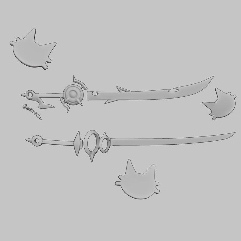 League Of Legends Yone Sword Cosplay