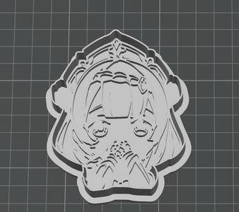 Genshin Impact Noelle cookie cutter