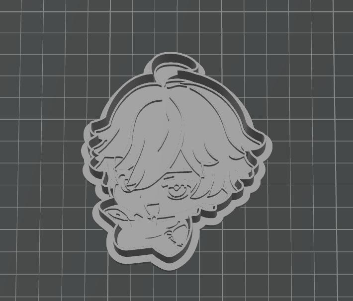 Genshin Impact Alhaitam cookie cutter