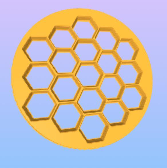 Honeycomb coaster