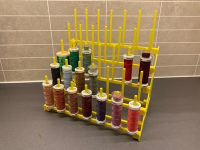 Longer thread holders for "Sewing Thread Spool storage (robust)"