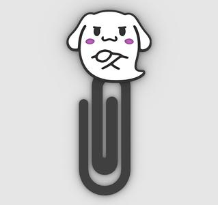 Cinnamoroll Ghost - Paper clip, bookmark - 3MF pre-painted , STL