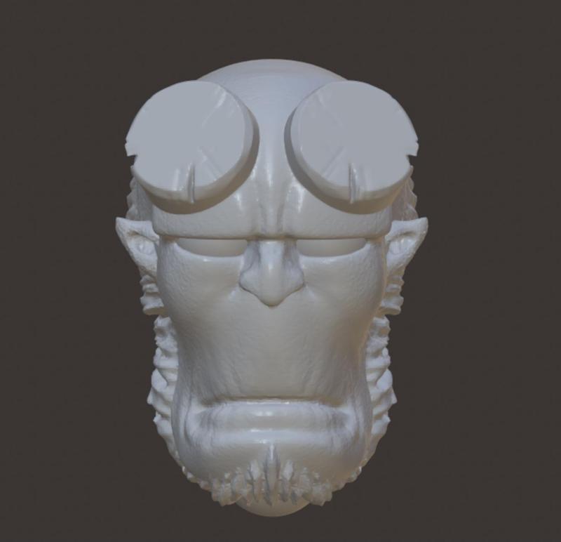 Hellboy head
