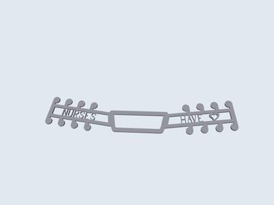 Surgical Mask Strap Holder - Has/Have Heart & YATC