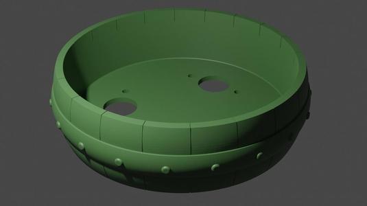 Barrel Style Bonsai Pot 