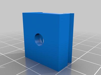 Ribbon Cable mount for 20x20 extruded profile w/ T-nut