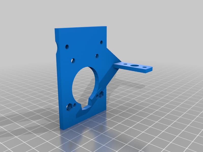 Bakcplate with bltouch for Bigtreetech 2 in 1 out extruder for a10M a20m