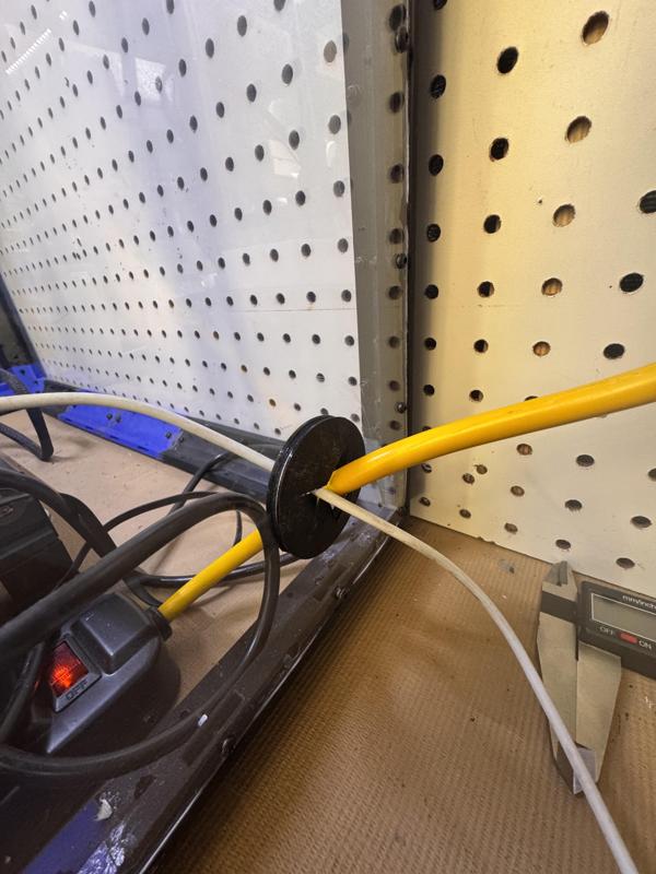 Flexible TPU Grommet for 3D Printer Enclosure – Cable or Filament Pass-Through