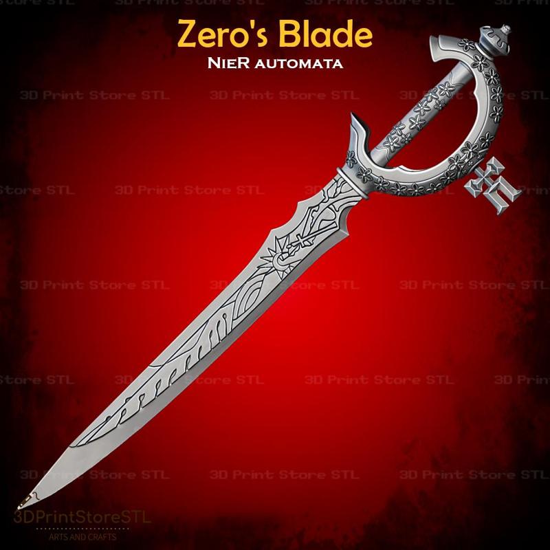 Zero Blade Cosplay Nier Automata - STL File 3D print model