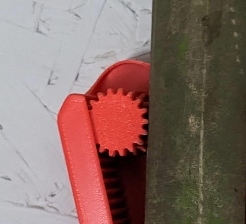 Gravity Broom Holder Solid Gear (Lighter&Faster, or Much Heavier)