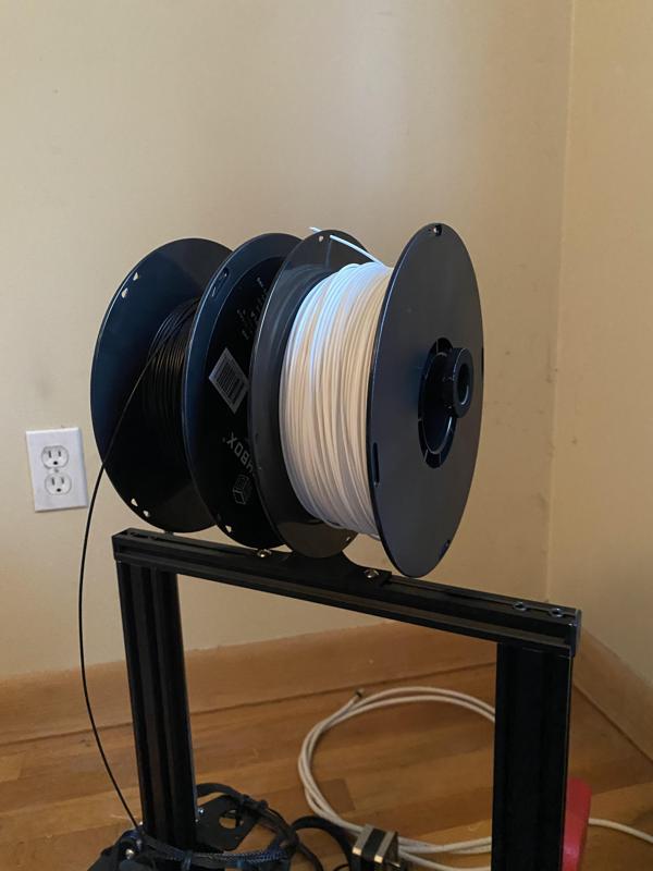 Ender 3 direct drive dual spool holder