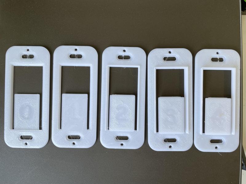 Lutron Pico Remote Wall Plate Mount Bracket (Stronger / Raised Version)