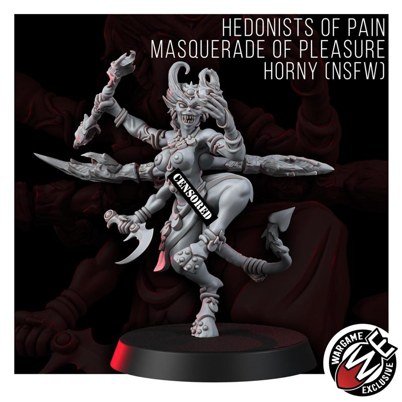 HEDONISTS OF PAIN MASQUERADE OF PLEASURE HORNY (NSFW)