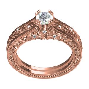 Antique Art Deco Filigree Engagement Ring