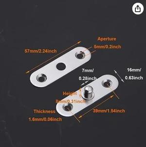 Simple pivot hinge - FreeCAD exercise