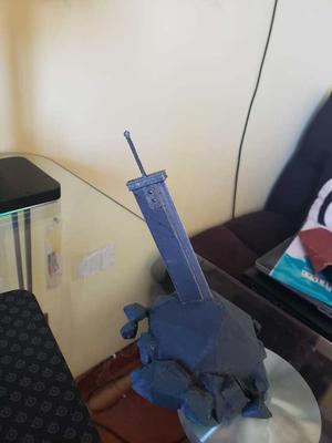 Buster Sword on Rock