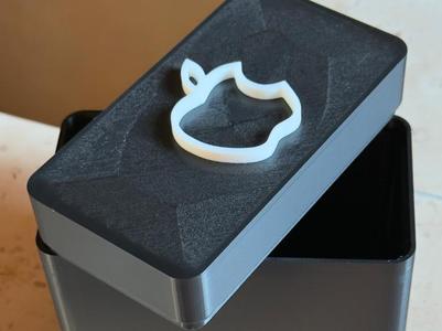 Apple logo storage box
