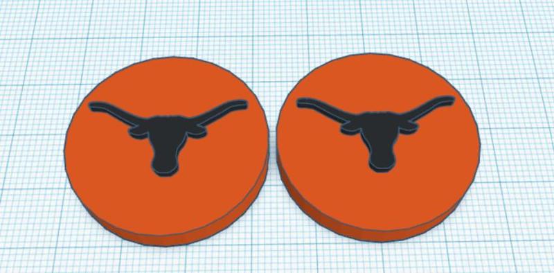 texas longhorn keychain