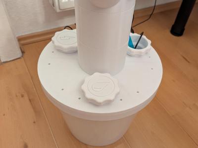 Hydroponic Tower Muskot Pot Lid with 3 Holes