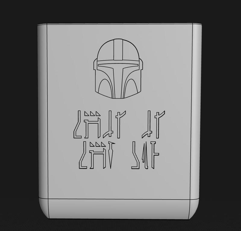 Mandalorian/Boba Fett trash bin