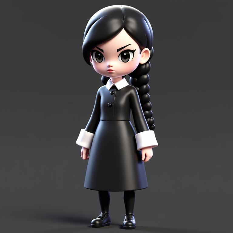 Wednesday Table Top Character