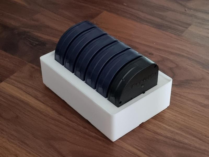 Dymo Letratag labels gridfinity storage