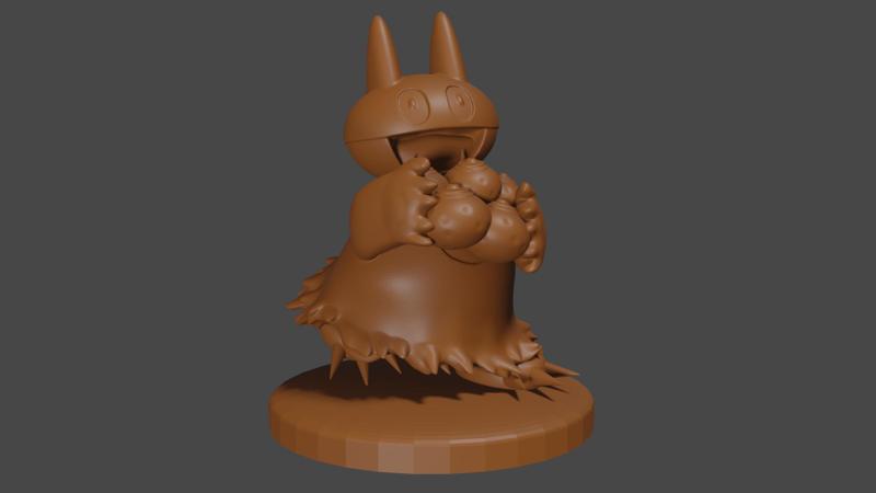 Pokemon inspired, Munchlax , Tabletop DnD miniature