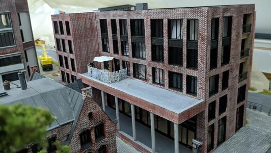 H0 (1:87) Modern city building