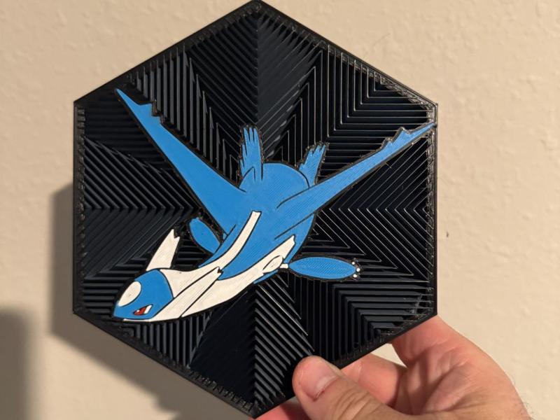 ##381 Latios Hex Wall Art