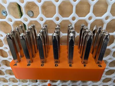 Multiboard Metal Letter Stamp Holder