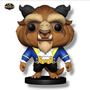 Beast Prince Adam Chibi Figure Beauty and the Beast 3d Model