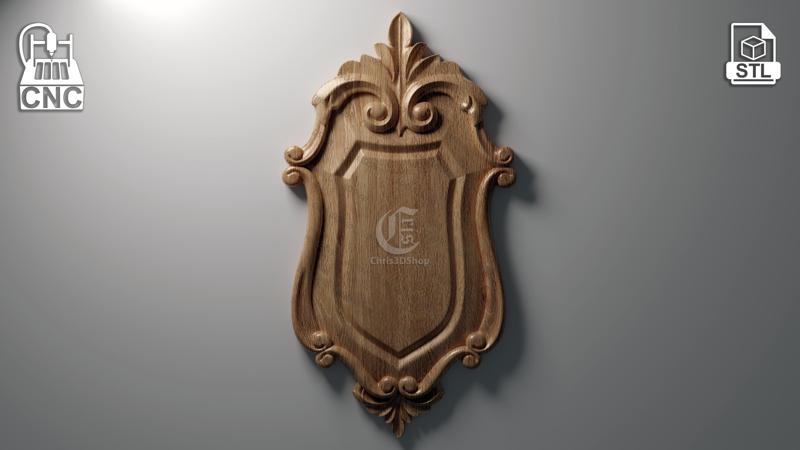 Decorative Plaque - 3D STL Files for CNC