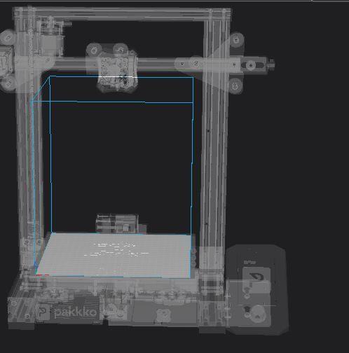 ender 3 v2 build plate for cura 3d with og build plate