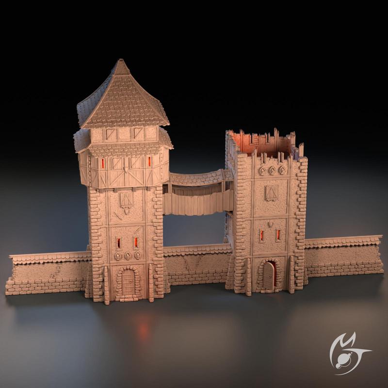 The Towers of Ellirmilborg OpenLOCK Structure - modular OpenLOCK terrain
