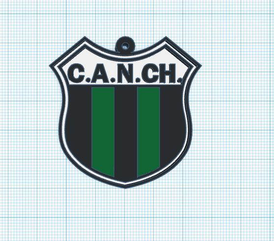 Chicago coat of arms keychain