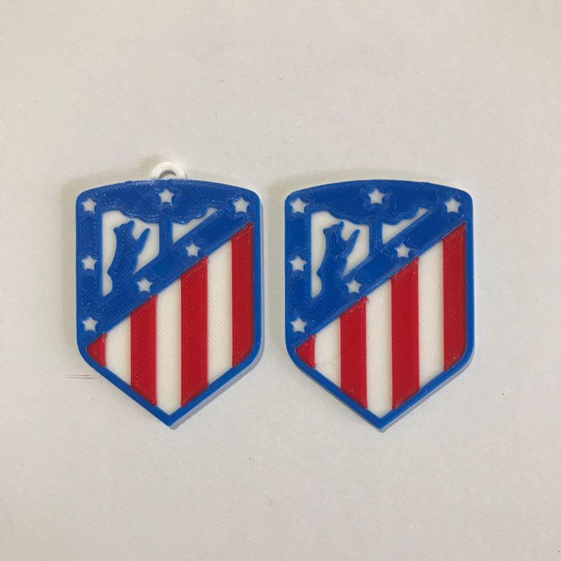 Atlético Madrid Key Ring and Coat of Arms