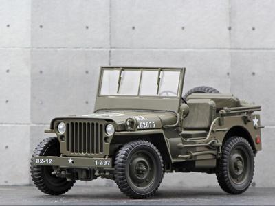 Willys Jeep Lithophane created using Maker Lab