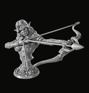 Wood Elf Archer Bust