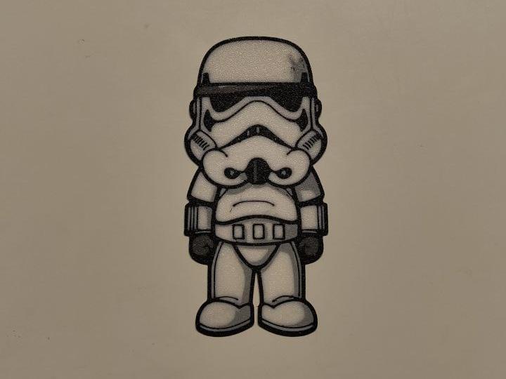 mini stormtrooper wall art