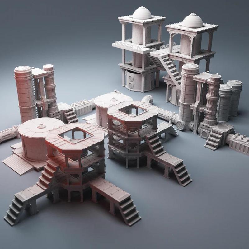 Scifi Grimdark UnderNidus Stacks 28mm