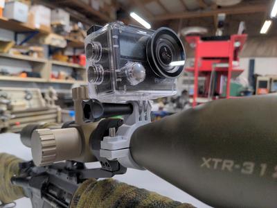 30MM scope tube action cam mount