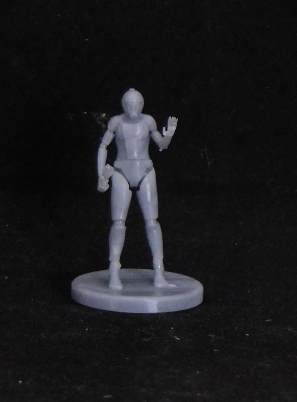 Science Fiction Sentry Bot Two Miniature