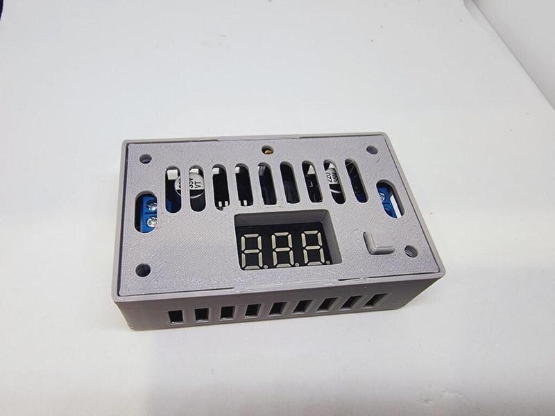 Adjustable LM2596S DC-DC Buck Converter w/Display Case