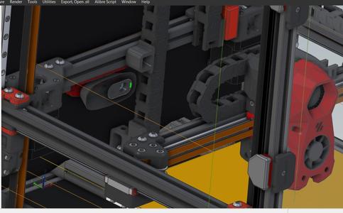 Voron Logitech C270 adjustable rear gantry mount