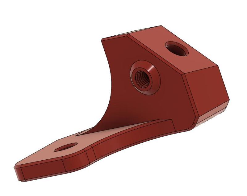 Voron 0.1 to 0.2 corner for the tophat Threaded