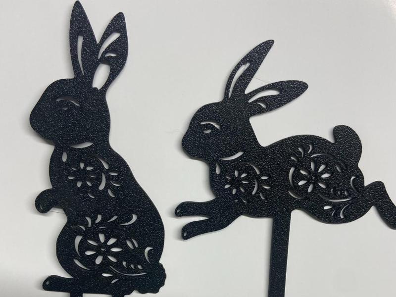 rabbit cake topper