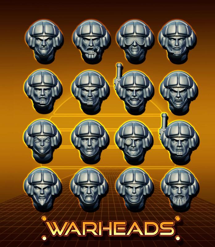 Plethora of Tank Crew Heads! (16 heads)