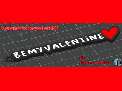 Be my Valentine Keychain