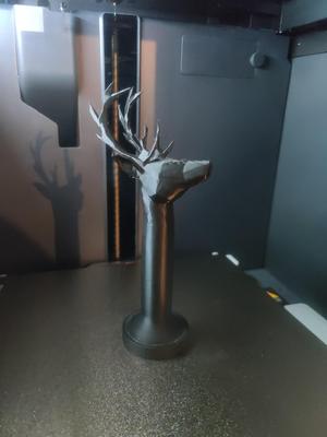 Coffee stamper with deer head